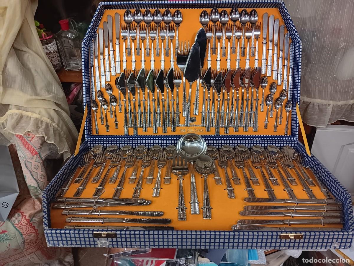 Antig&uuml;edades: Cuberteria de acero inoxidable - Foto 1