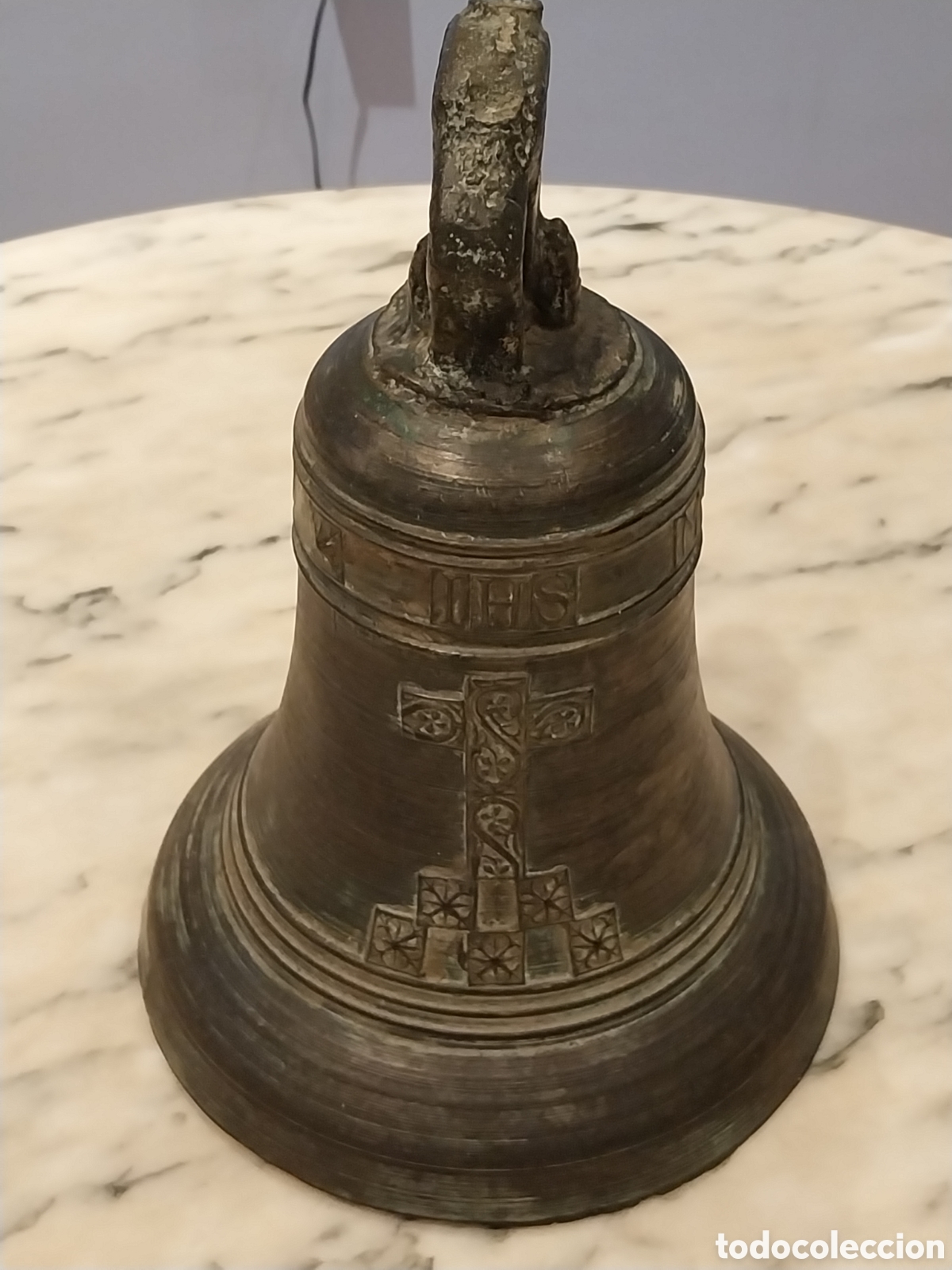 Antig&uuml;edades: Excepcional campana d bronce. - Foto 6