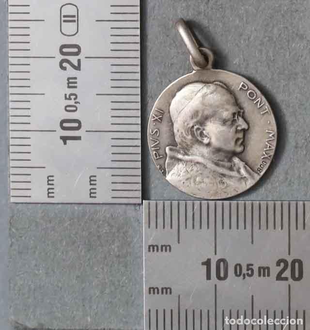 Antig&uuml;edades: MEDALLA. SAN PEDRO. PIO XI. PLATA. - Foto 1