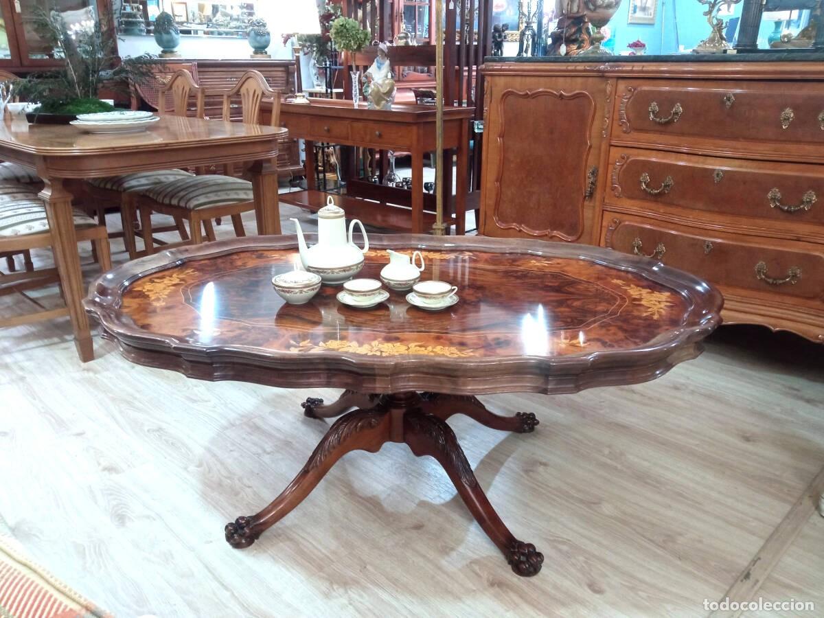 Antig&uuml;edades: Mesa de centro estilo victoriano - Foto 2
