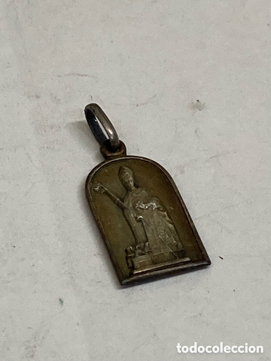 Antig&uuml;edades: Medalla de plata religiosa C235 - Foto 1
