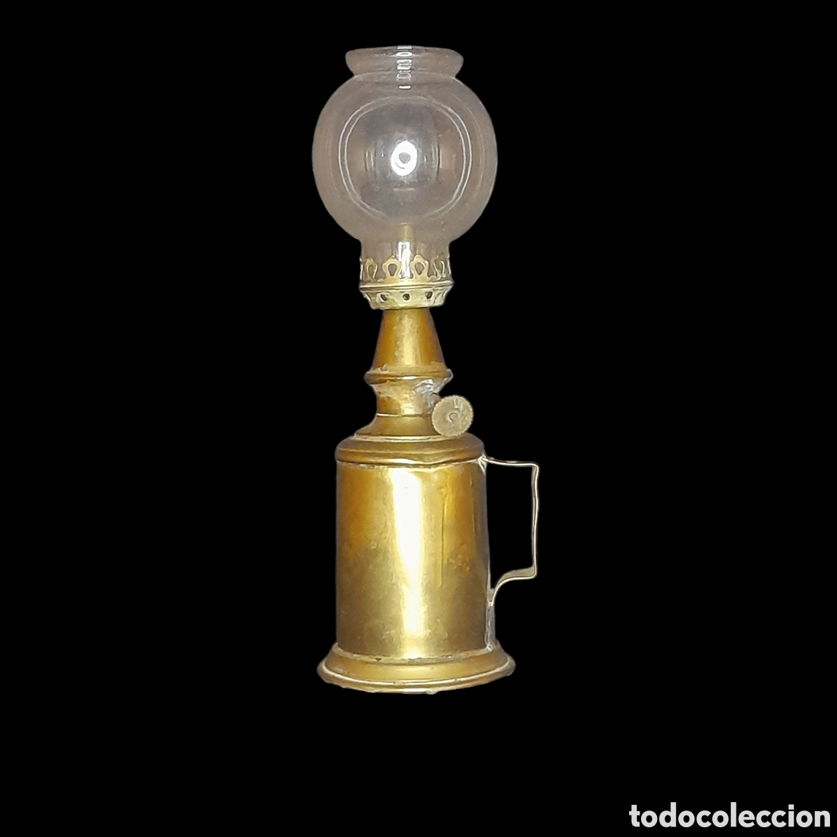 Antig&uuml;edades: Antiguo candil de queroseno. - Foto 2