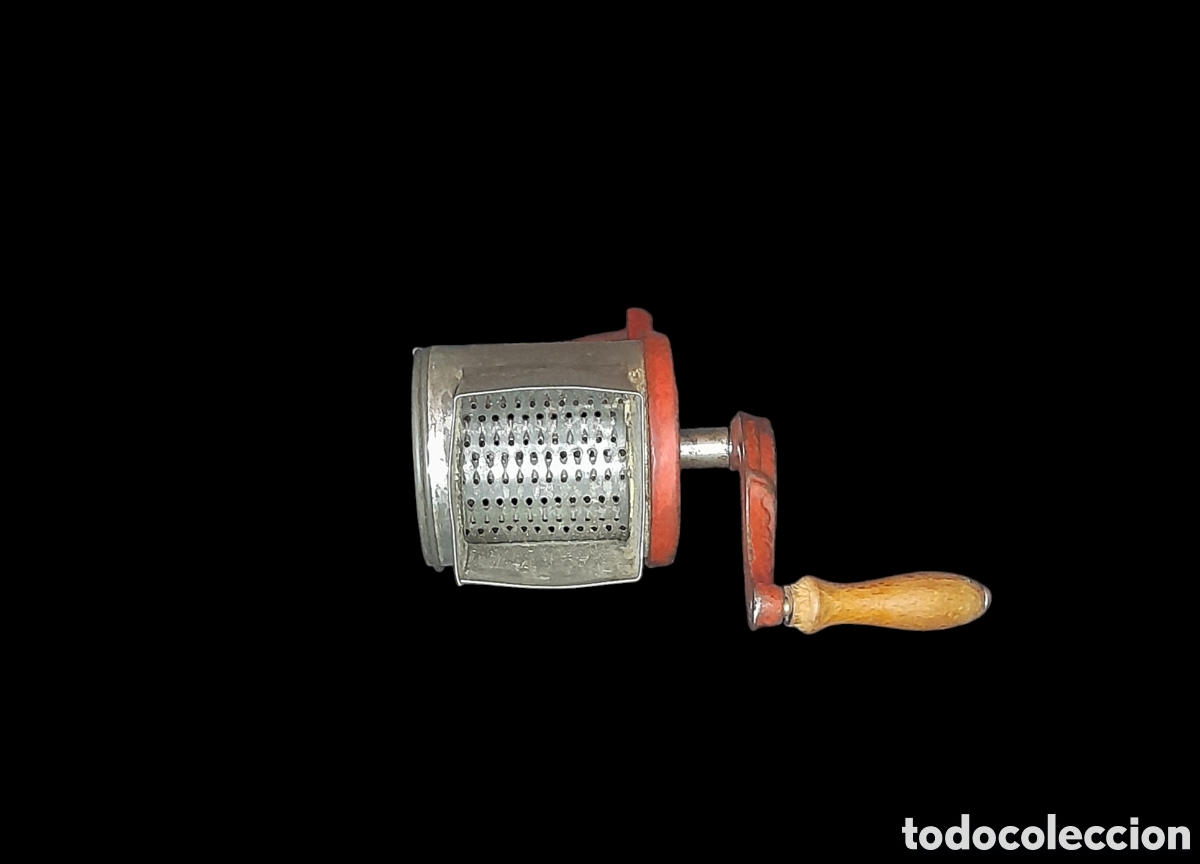 Antig&uuml;edades: Molinillo rallado antiguo. - Foto 2