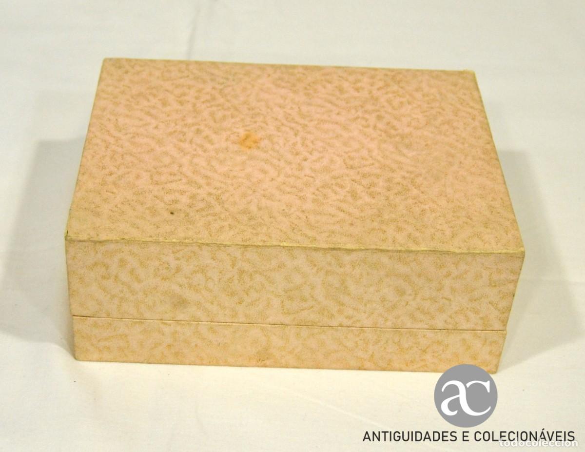 Antig&uuml;edades: Conjunto de beb&eacute; em vidro e prata com estojo - Foto 2