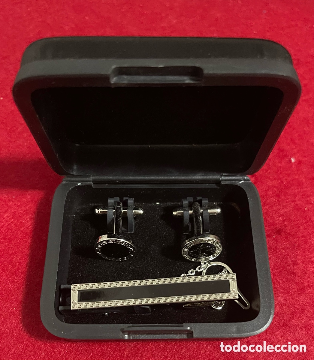 Antig&uuml;edades: Bonito, conjunto de gemelos, y pinza de corbata. - Foto 3