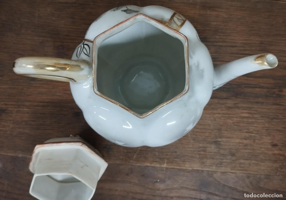 Antig&uuml;edades: CAFETERA Y LECHERA DE PORCELANA, ORIENTAL - Foto 7