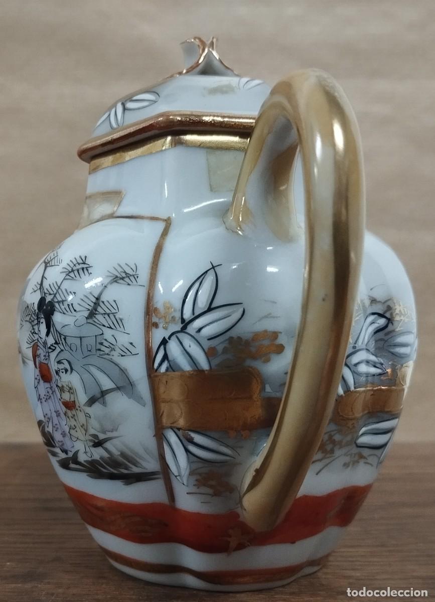 Antig&uuml;edades: CAFETERA Y LECHERA DE PORCELANA, ORIENTAL - Foto 9