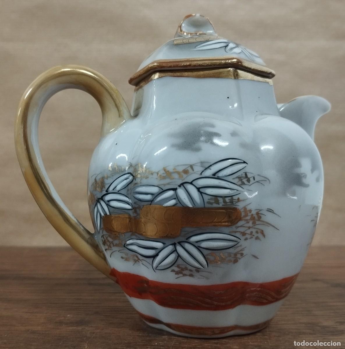 Antig&uuml;edades: CAFETERA Y LECHERA DE PORCELANA, ORIENTAL - Foto 10