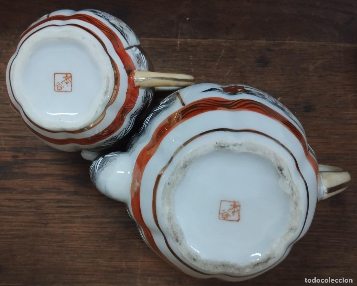 Antig&uuml;edades: CAFETERA Y LECHERA DE PORCELANA, ORIENTAL - Foto 12