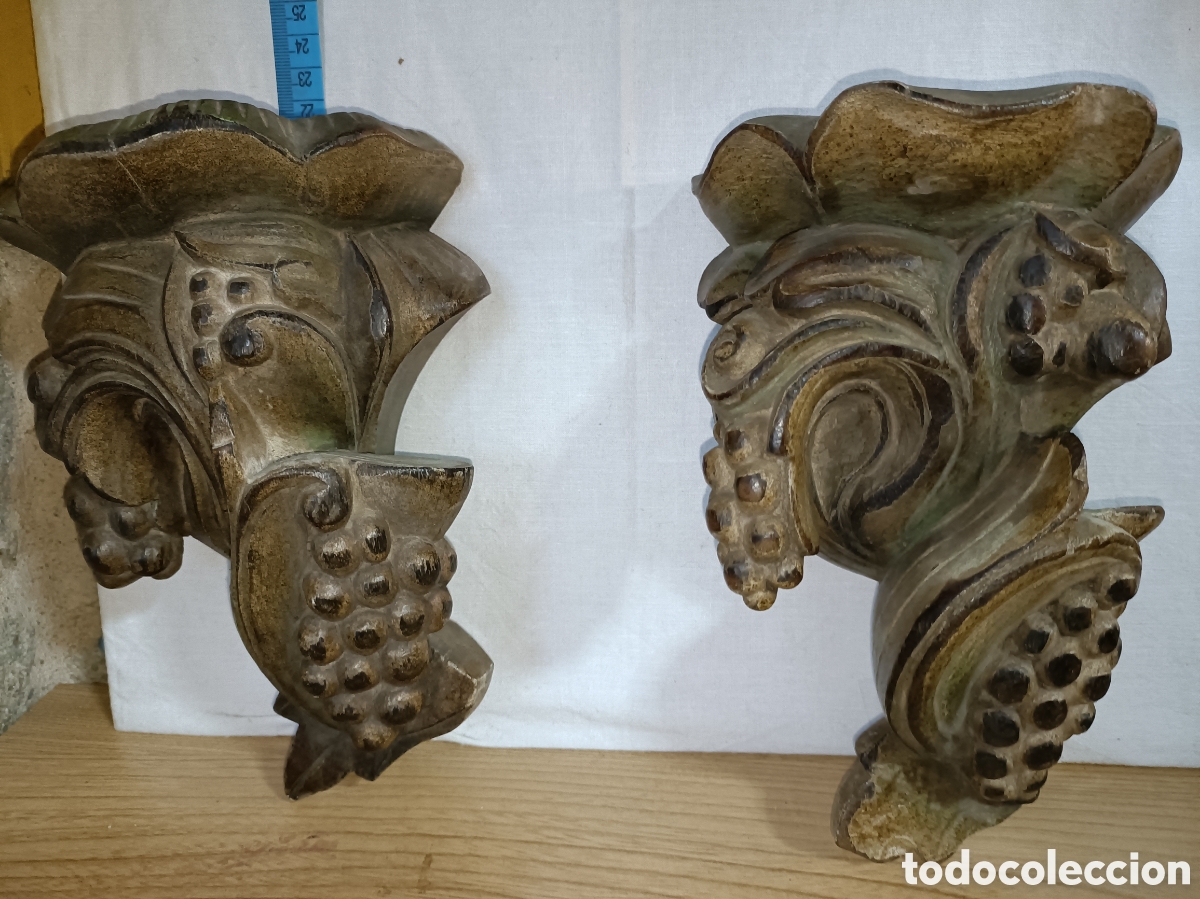 Antig&uuml;edades: M&eacute;nsulas madera maciza - Foto 2