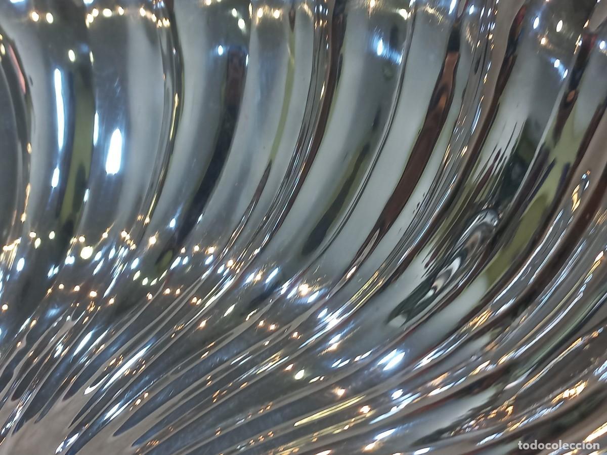 Antig&uuml;edades: BANDEJA (panera) &uml;VALERO&uml; silver plated ondas - Foto 12