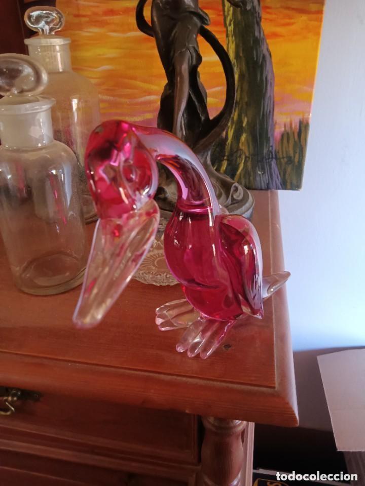 Antig&uuml;edades: Pato de murano en vidrio - Foto 2