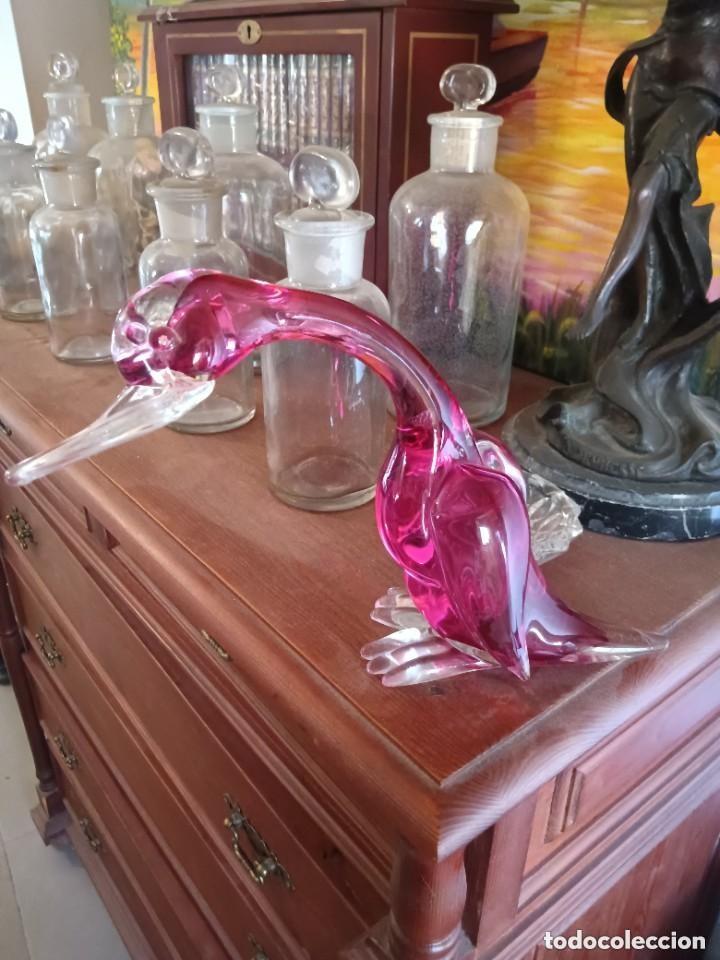 Antig&uuml;edades: Pato de murano en vidrio - Foto 3