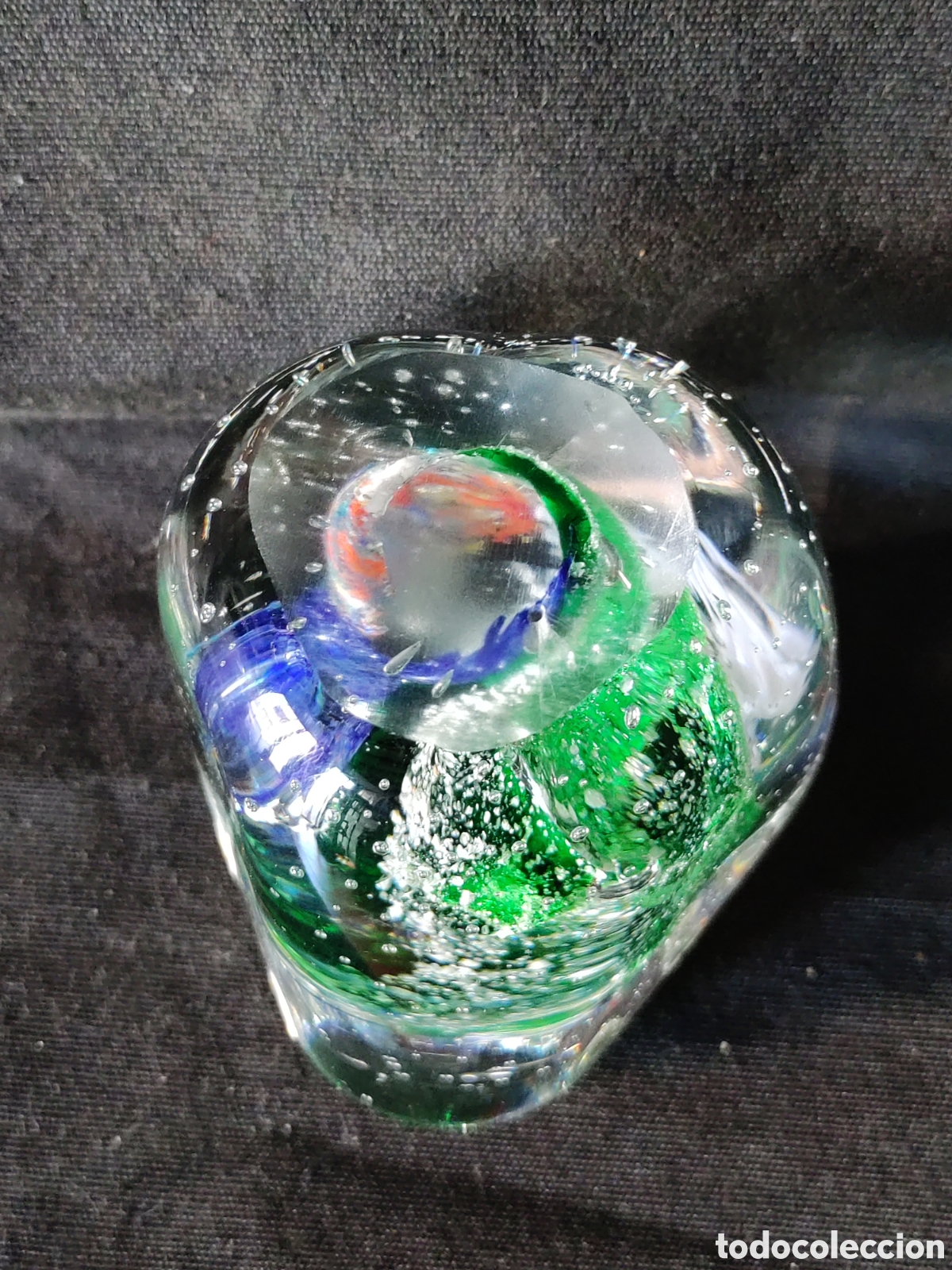 Antig&uuml;edades: Pisapapeles cristal raro - Foto 5