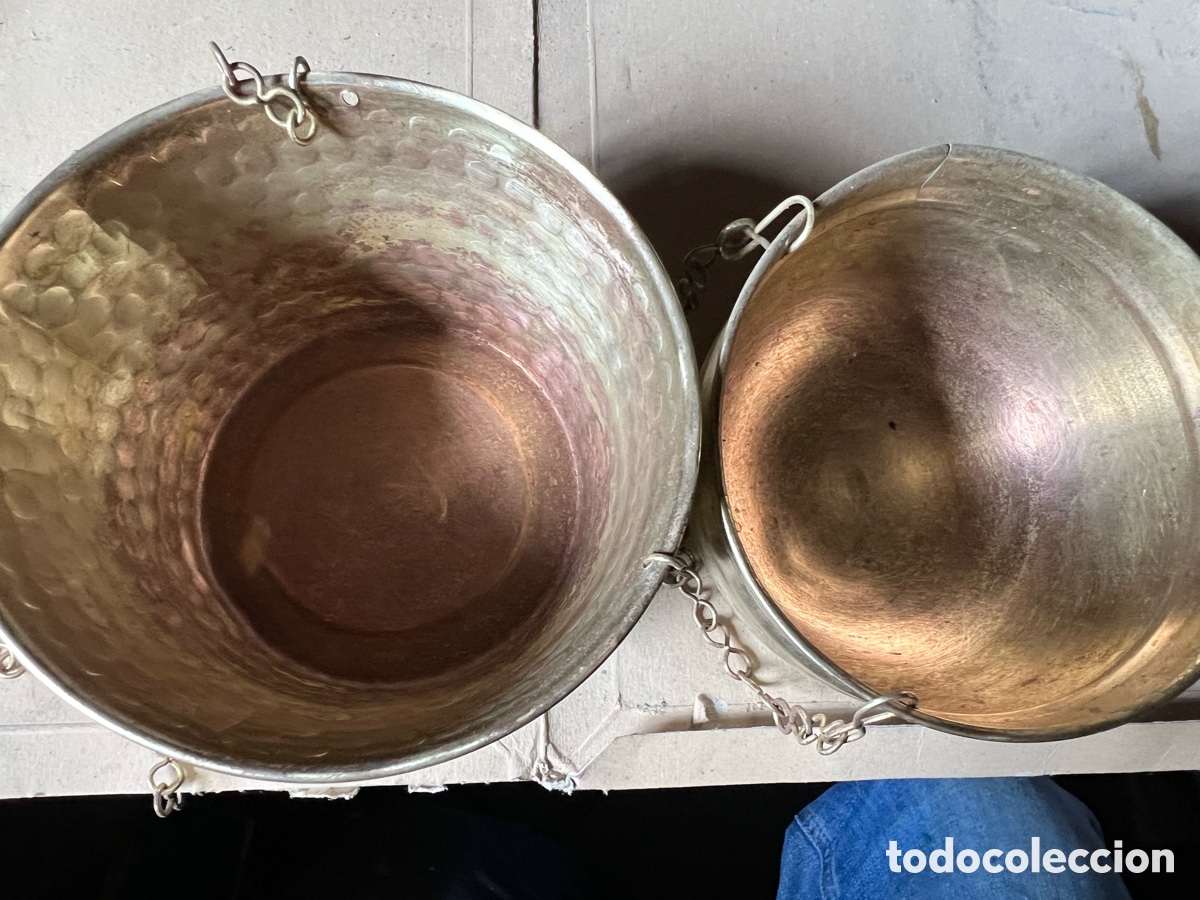 Antig&uuml;edades: BALANZA DE DOS PLATOS HONDOS - Foto 2