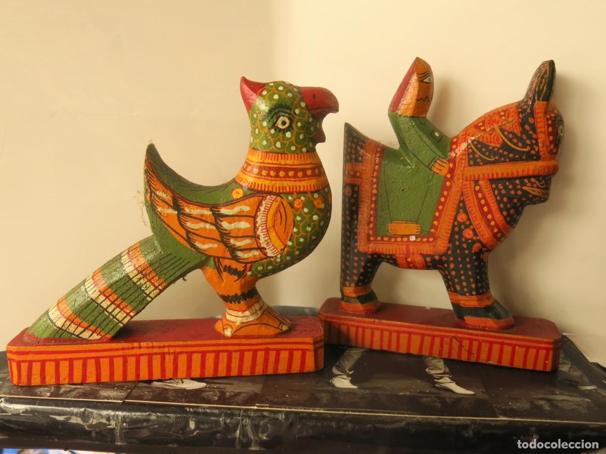 Antig&uuml;edades: PIEZAS DE MADERA INDIAS 12 CMS - Foto 1