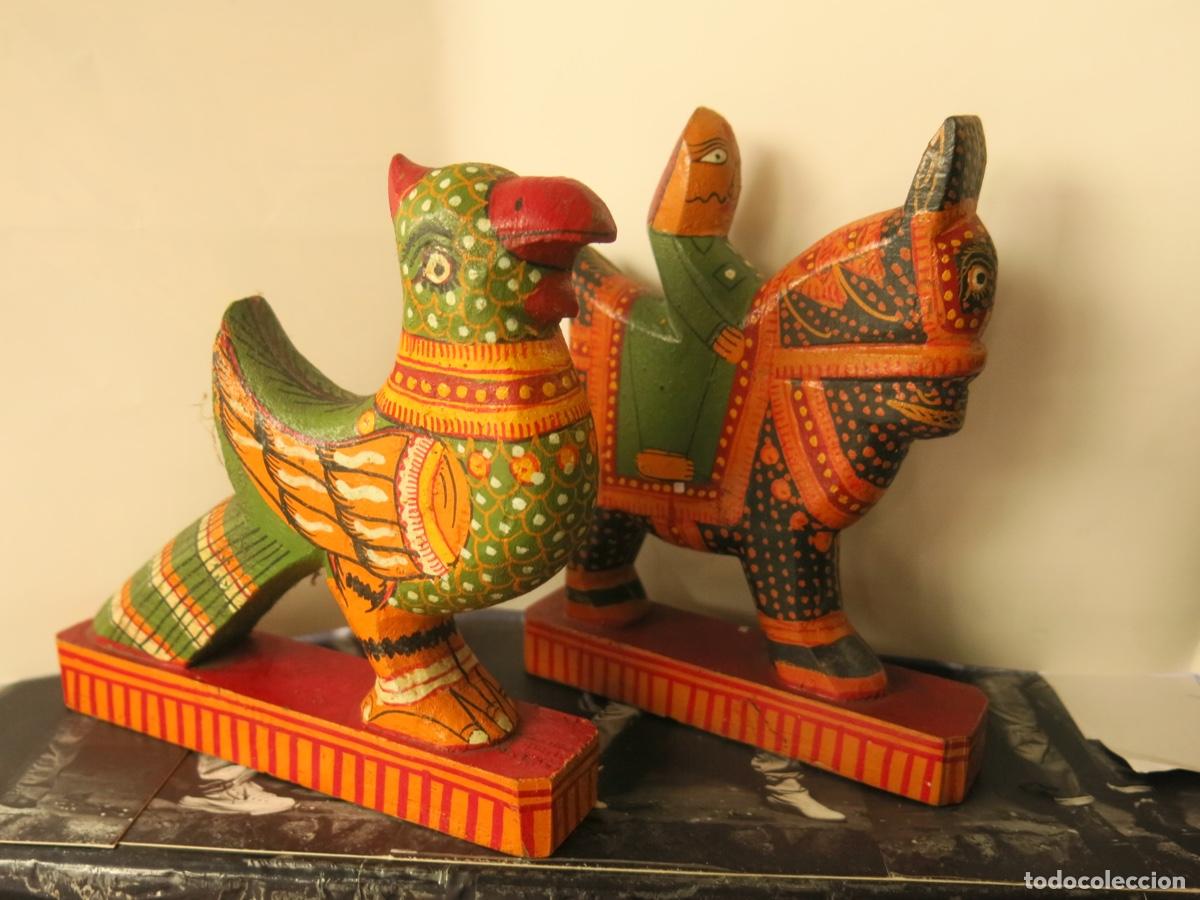 Antig&uuml;edades: PIEZAS DE MADERA INDIAS 12 CMS - Foto 2