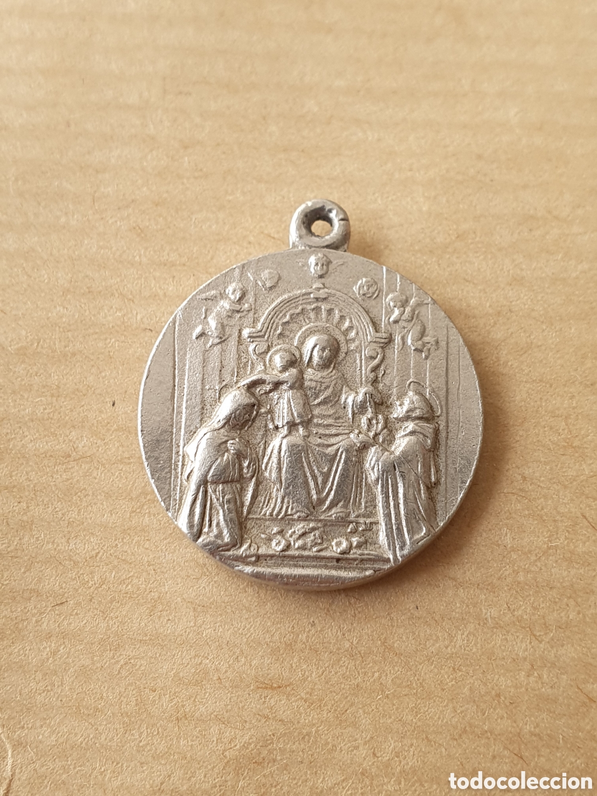 Antig&uuml;edades: Medalla Sagrado Coraz&oacute;n. (L102) - Foto 2