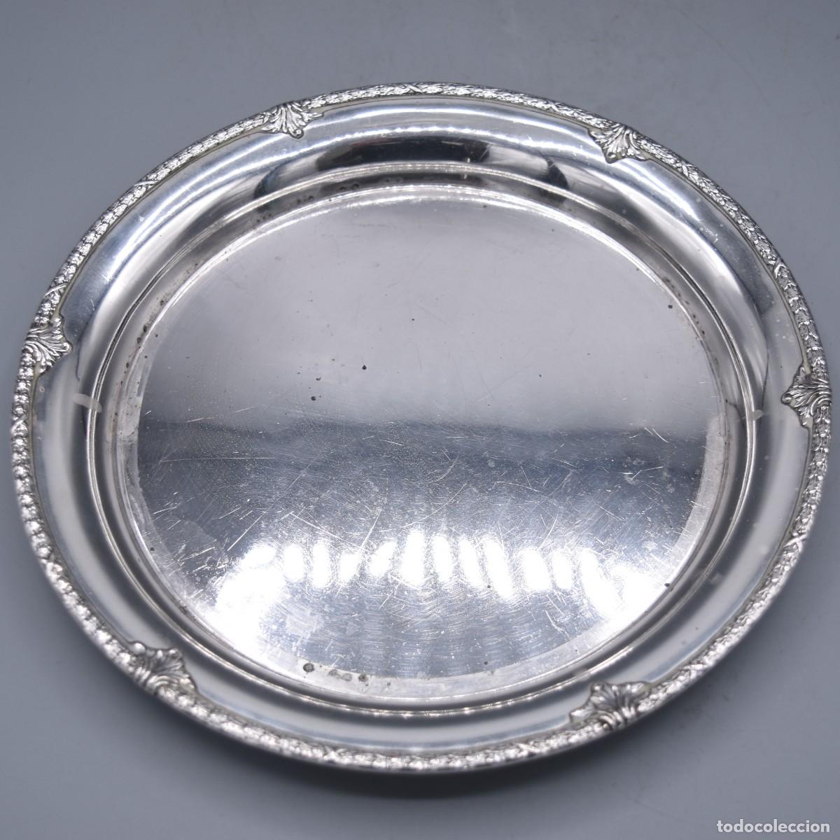 Antig&uuml;edades: Quesera antigua de cristal y plata - Foto 10