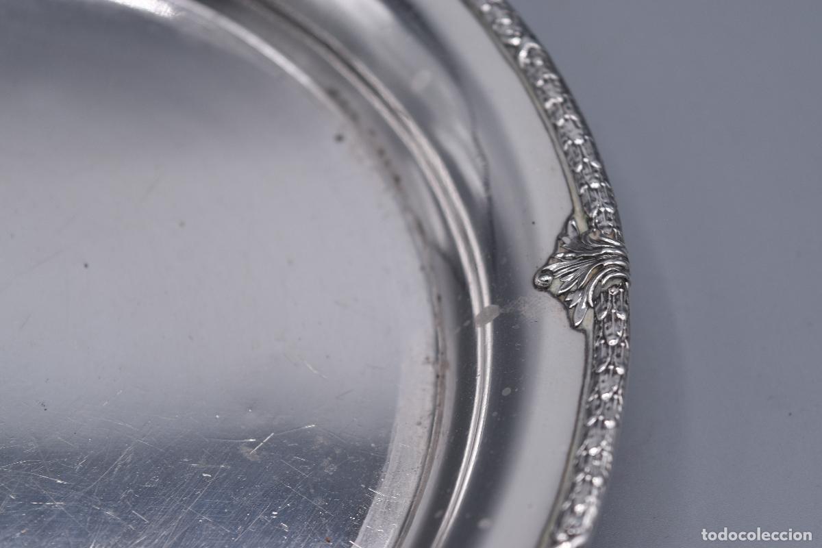 Antig&uuml;edades: Quesera antigua de cristal y plata - Foto 11