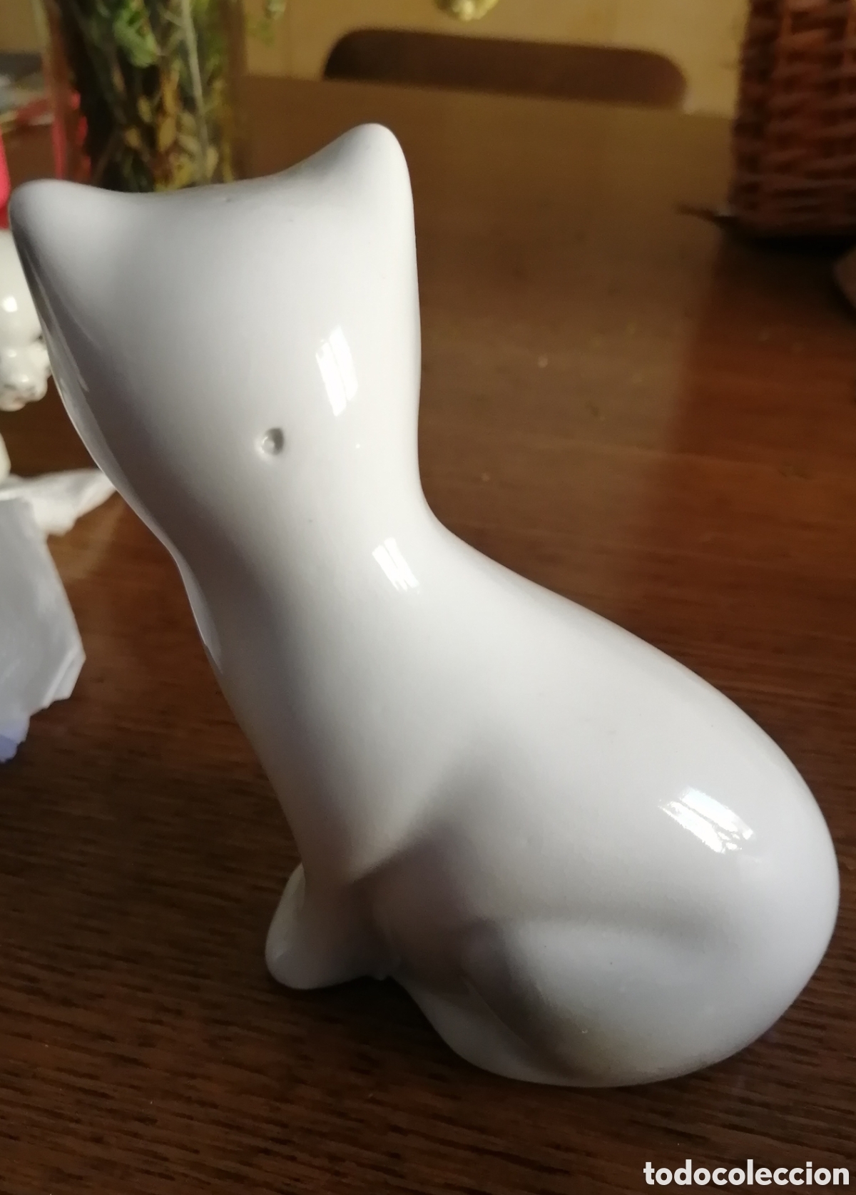 Antig&uuml;edades: Antiguo gato de porcelana - Foto 2