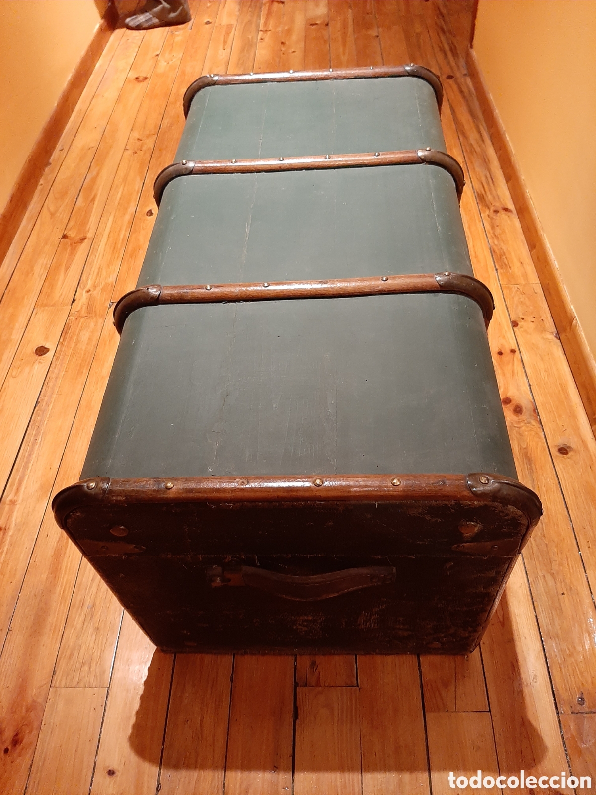 Antig&uuml;edades: Baul de barco vintage - Foto 6