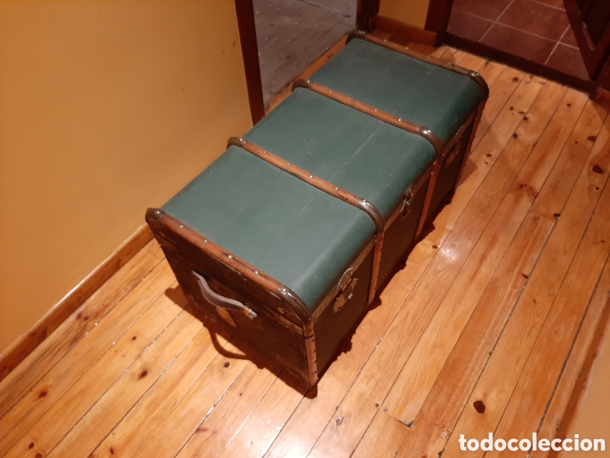Antig&uuml;edades: Baul de barco vintage - Foto 1