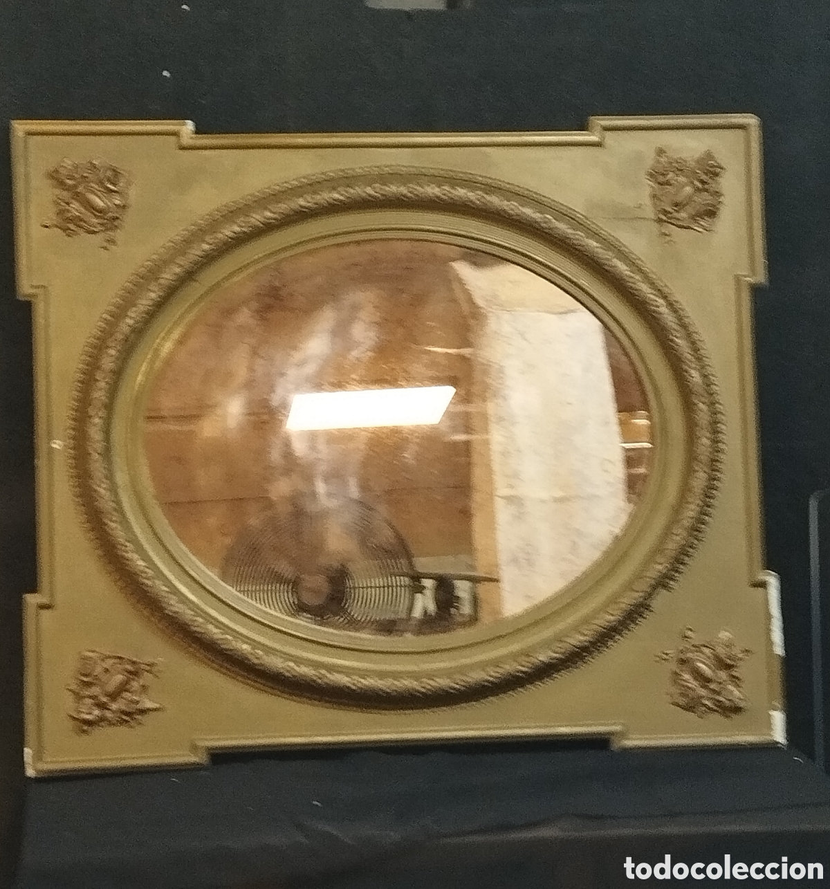 Antig&uuml;edades: Antiguo espejo de madera - Foto 16