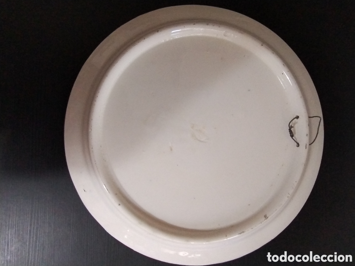 Antig&uuml;edades: Plato de cer&aacute;mica antiguo - Foto 2