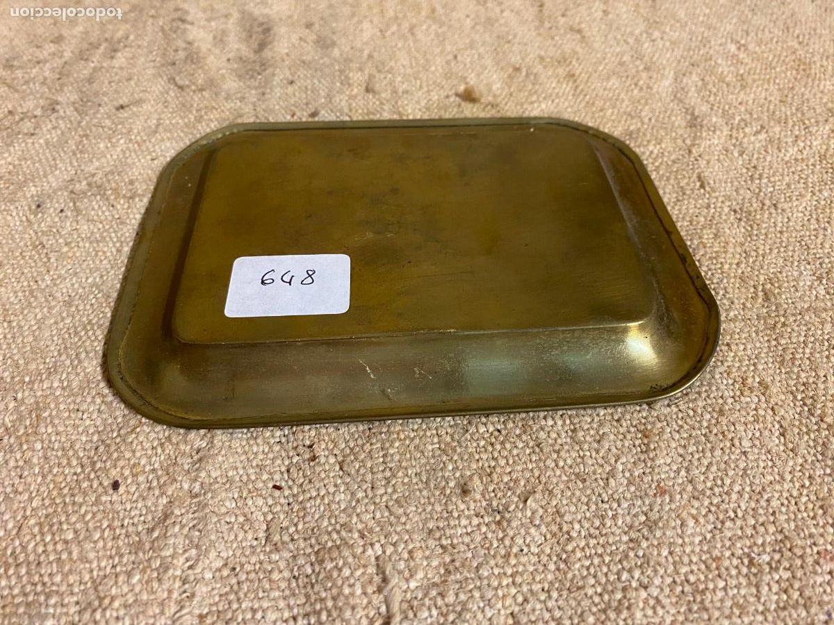 Antig&uuml;edades: bandeja de metal rectangular - Foto 2