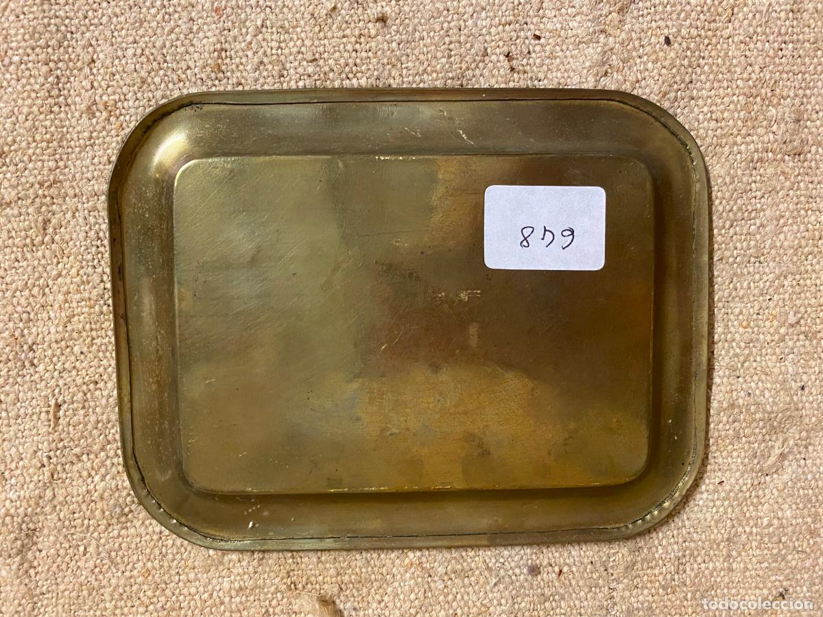 Antig&uuml;edades: bandeja de metal rectangular - Foto 3