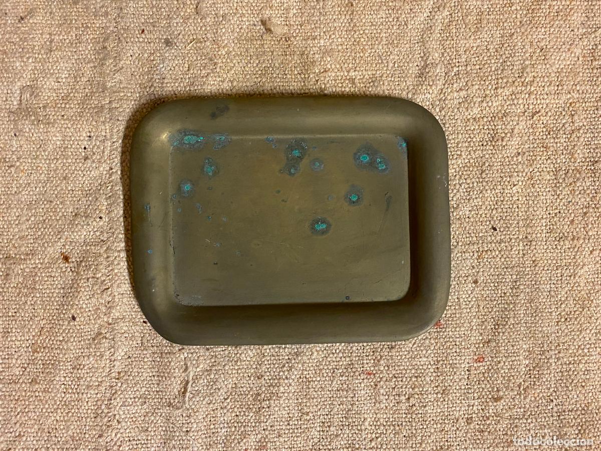 Antig&uuml;edades: bandeja de metal rectangular - Foto 4