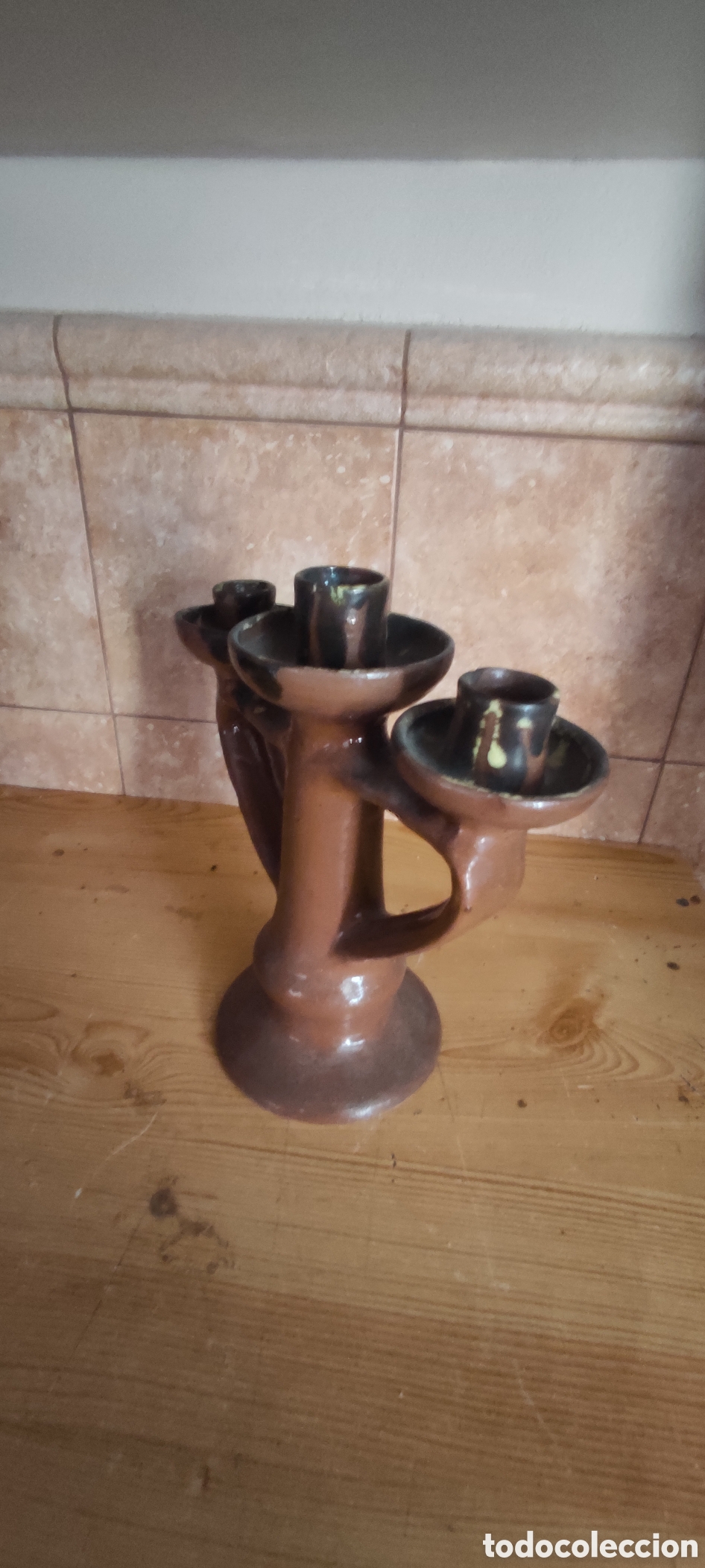 Antig&uuml;edades: Candelabro o portavelas - Foto 3