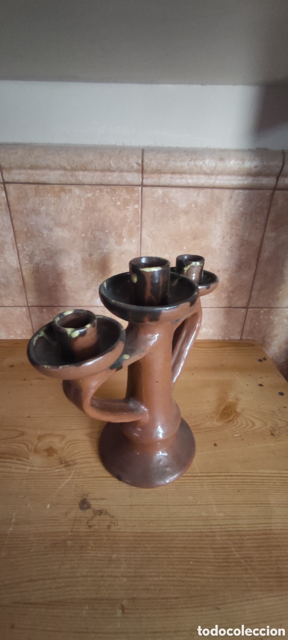 Antig&uuml;edades: Candelabro o portavelas - Foto 4