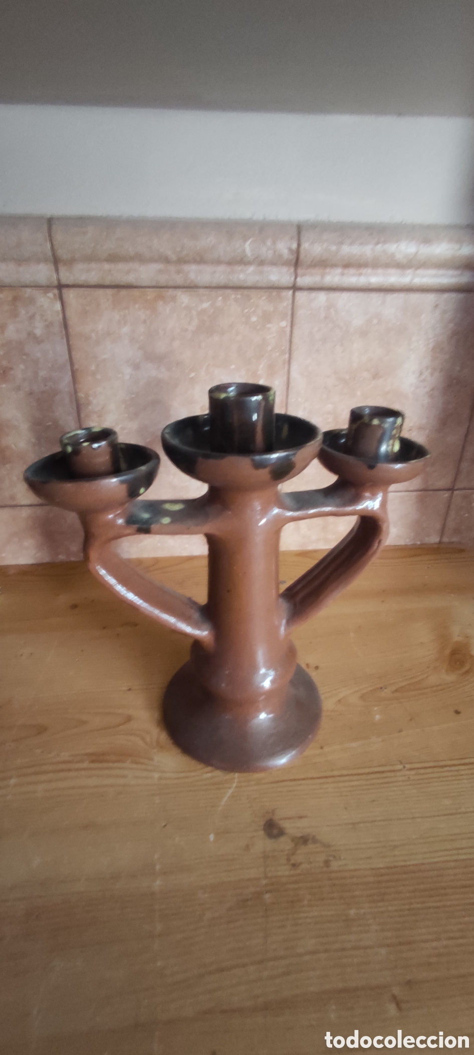 Antig&uuml;edades: Candelabro o portavelas - Foto 8