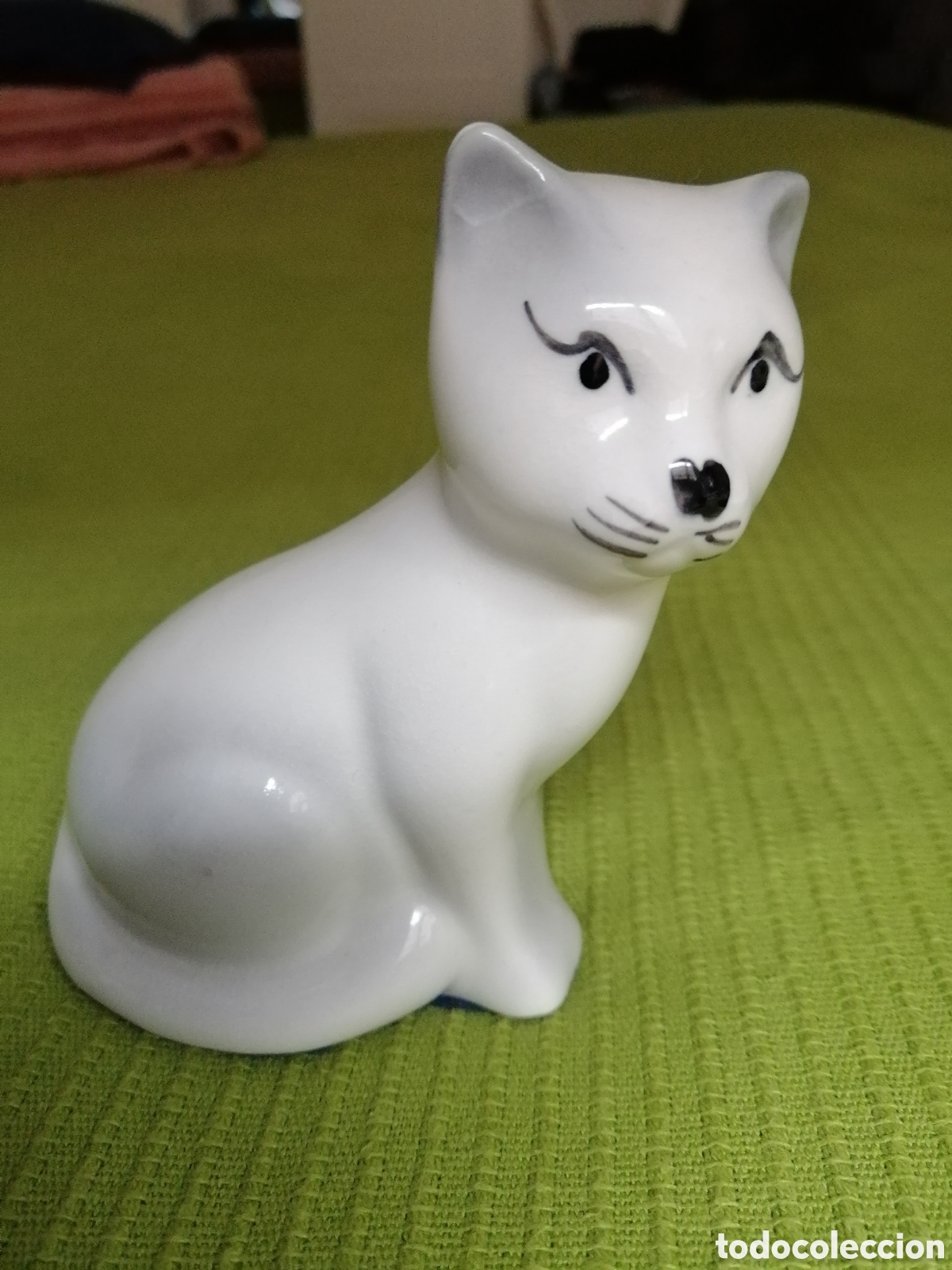 Antig&uuml;edades: Antiguo gato de porcelana - Foto 3