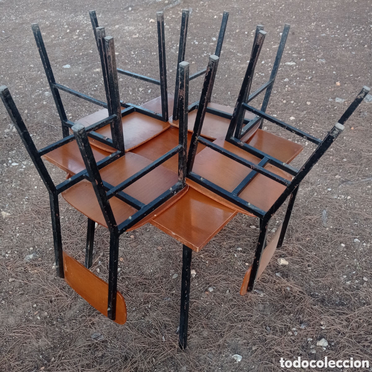 Antig&uuml;edades: Mesas y sillas para sobremesas. - Foto 8