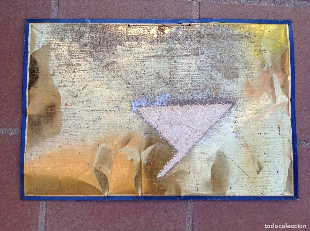 Antig&uuml;edades: Hojalata de anuncio frances. - Foto 2