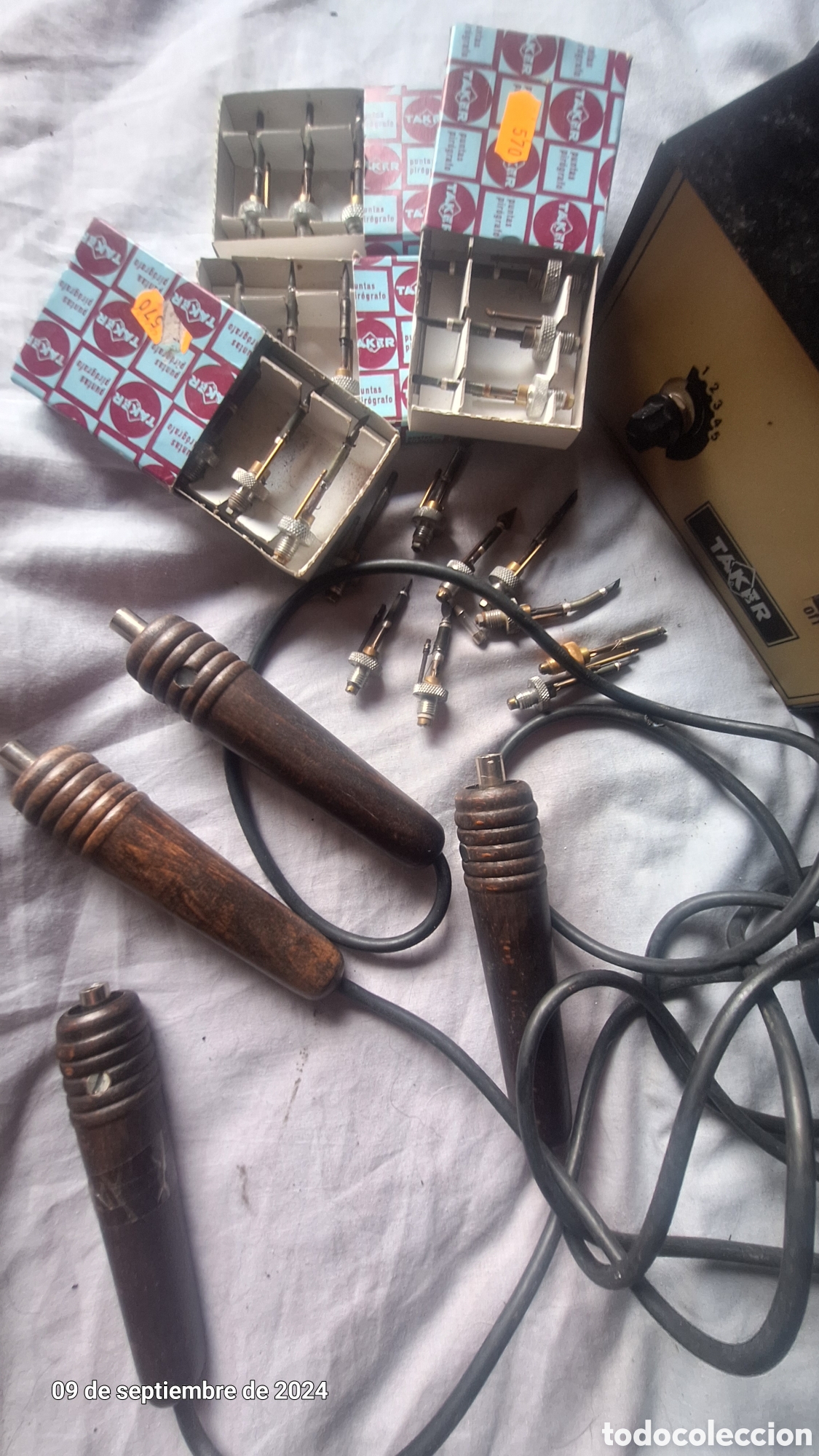 Antig&uuml;edades: Pirografo-pirograbador para madera - Foto 1