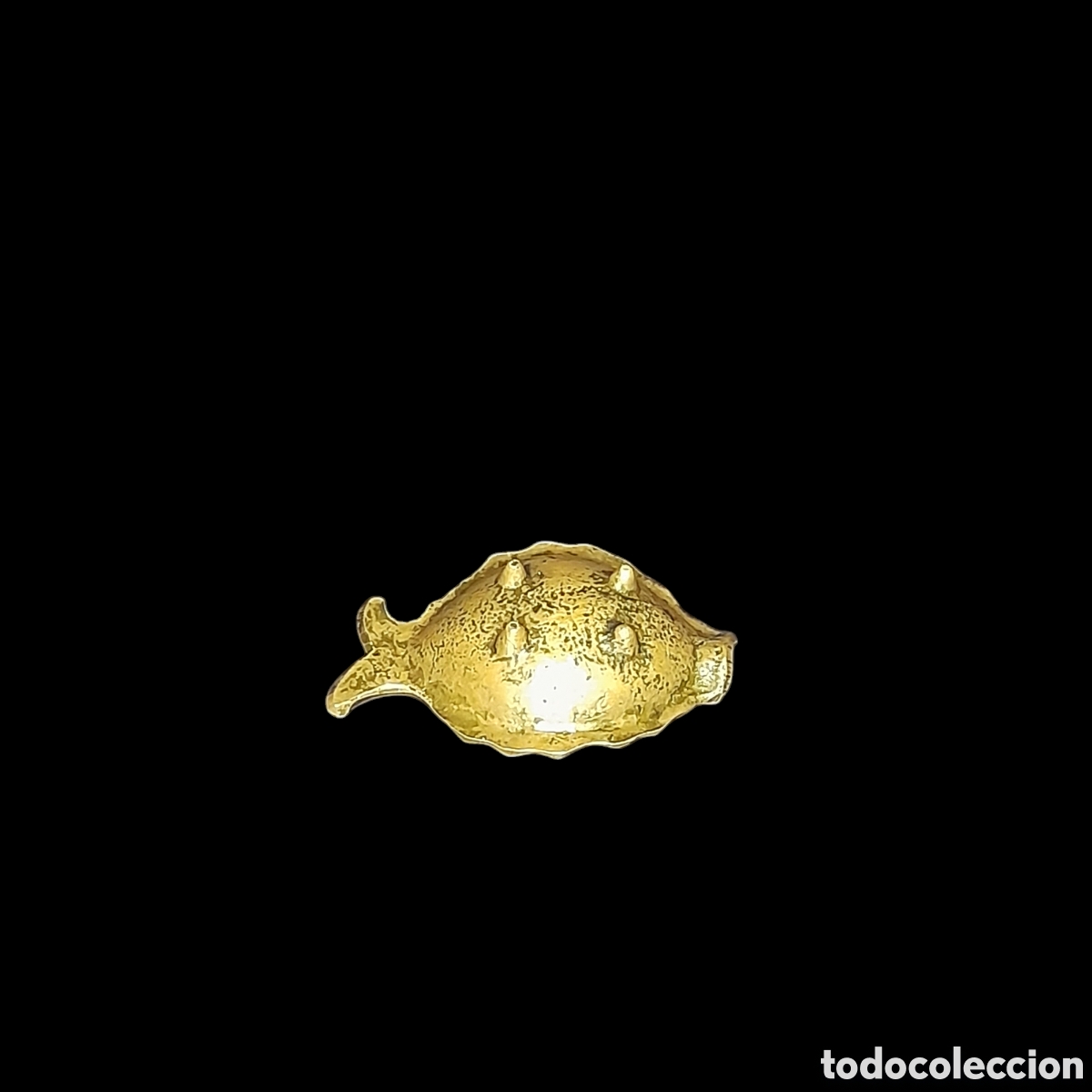 Antig&uuml;edades: Cenicero de laton antiguo. - Foto 3