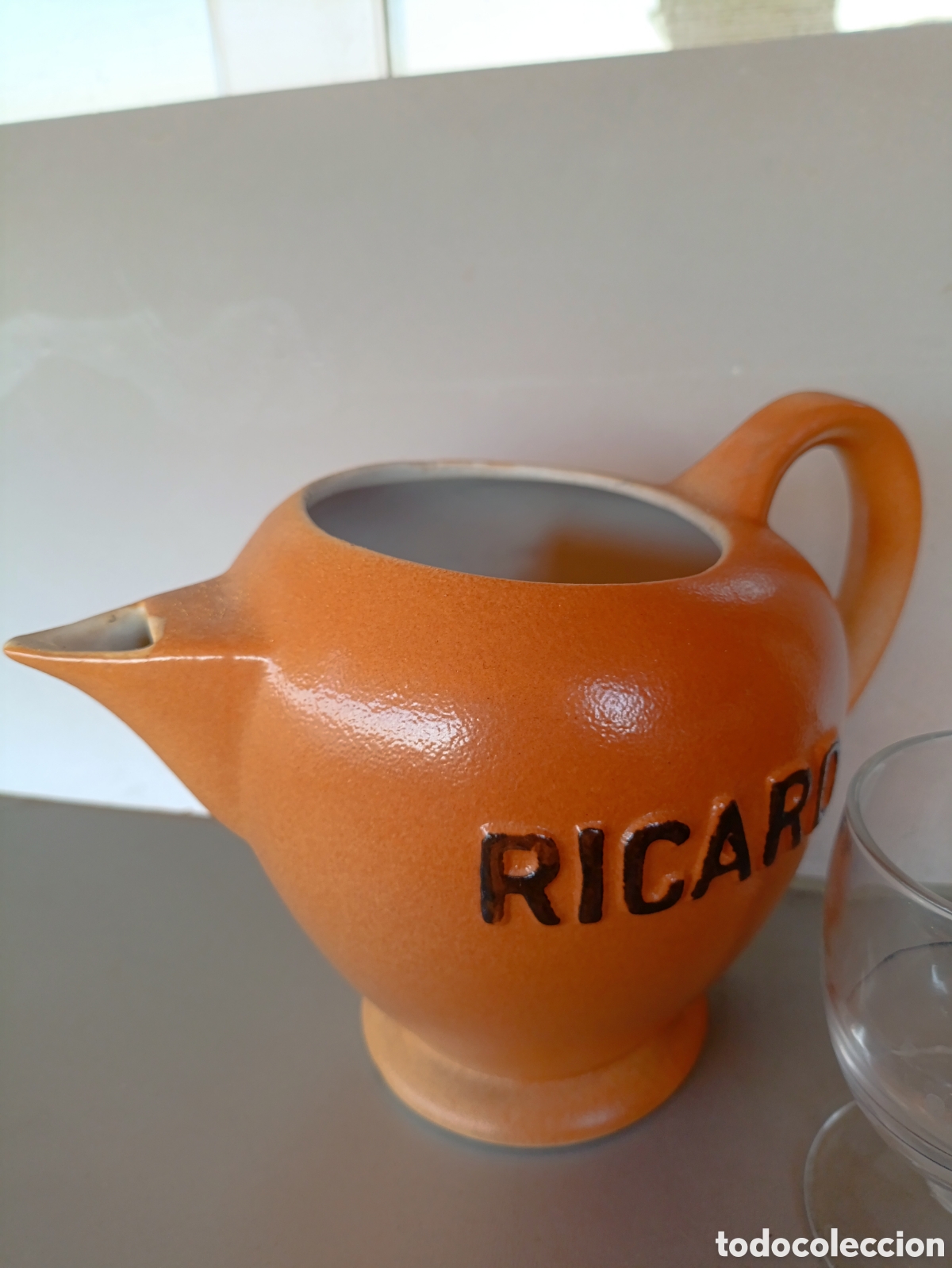 Antig&uuml;edades: Lote Jarra de Ricard + copa - Foto 3