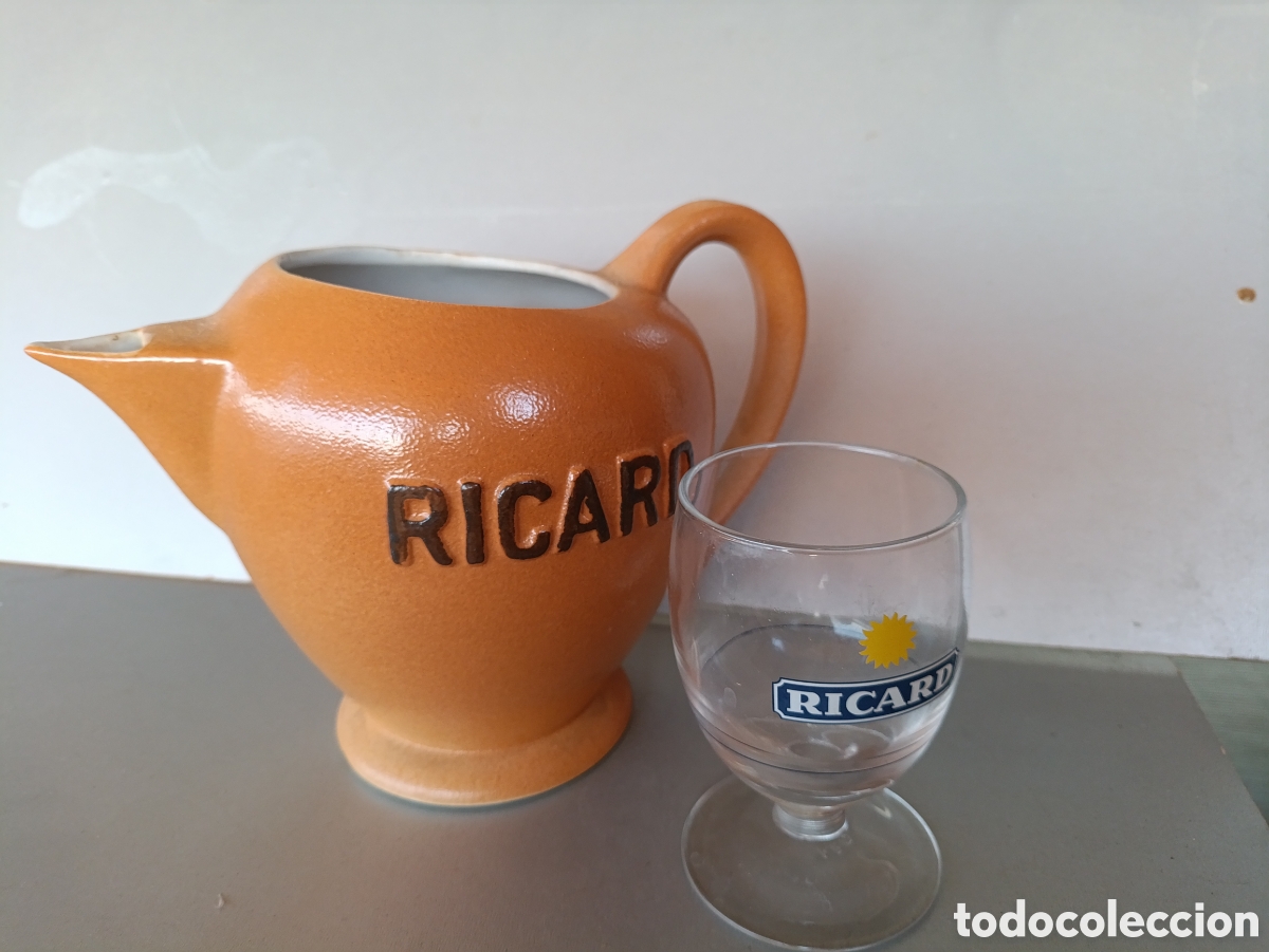 Antig&uuml;edades: Lote Jarra de Ricard + copa - Foto 5