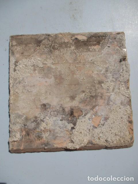 Antig&uuml;edades: Azulejo pintado siglo XIX - Foto 2