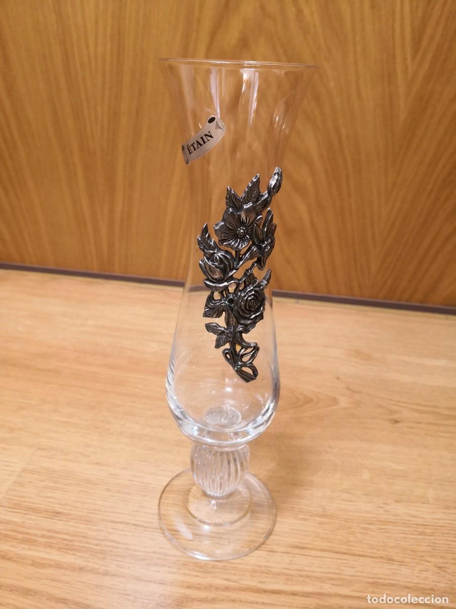 Antig&uuml;edades: VIOLETERO CON DETALLE ESTA&Ntilde;O - Foto 1