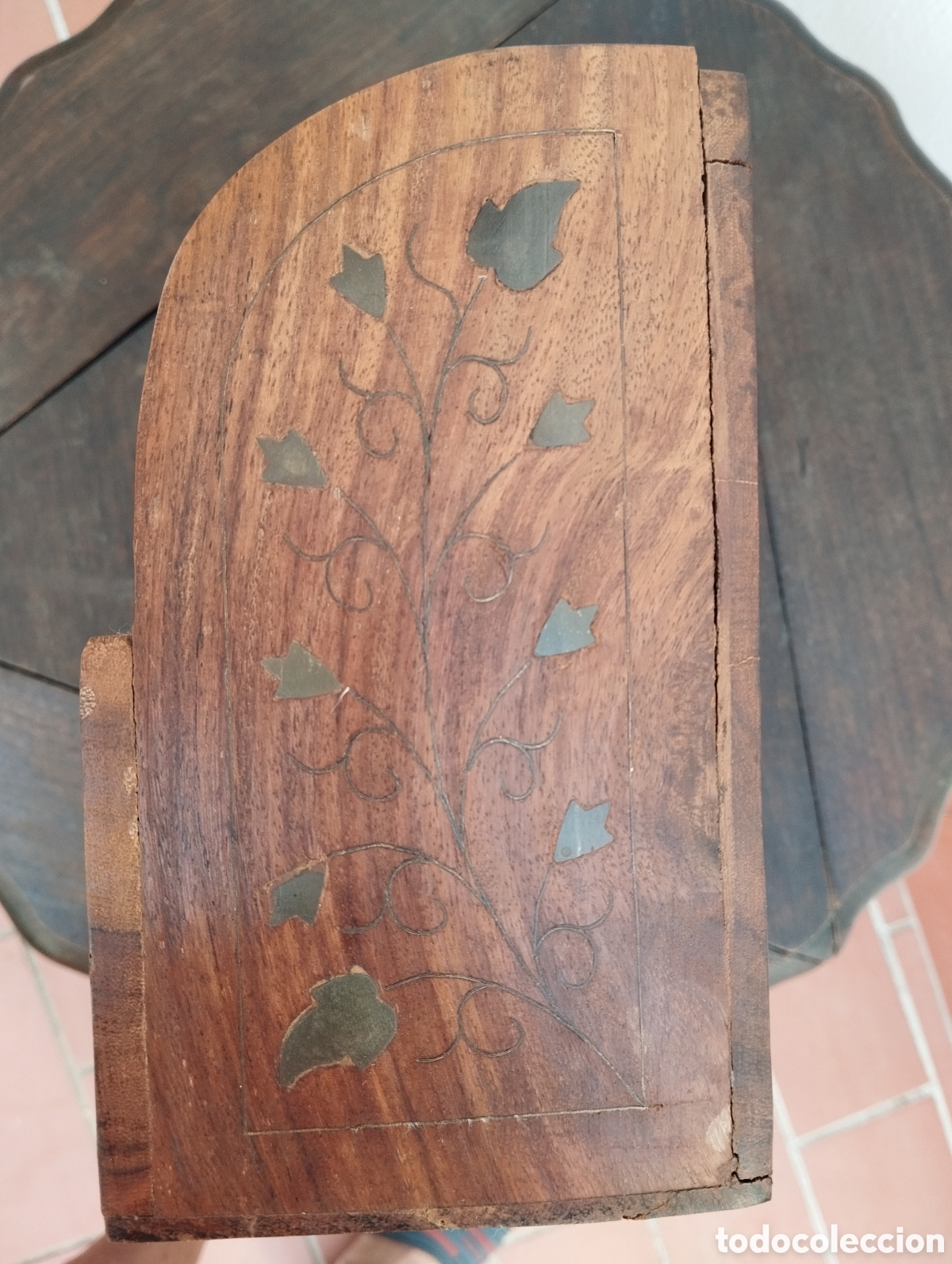 Antig&uuml;edades: Portacartas de madera de la India - Foto 3