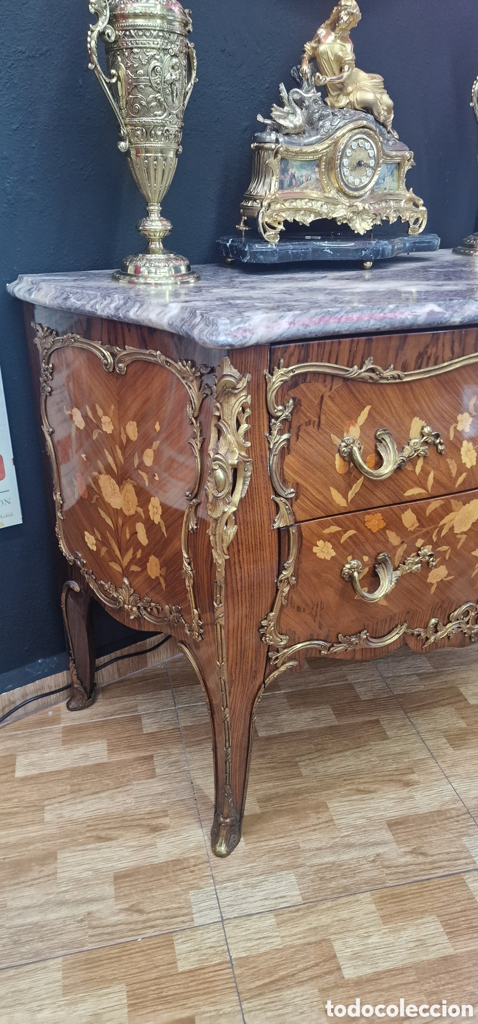 Antig&uuml;edades: C&oacute;moda francesa Luis XV - Foto 3