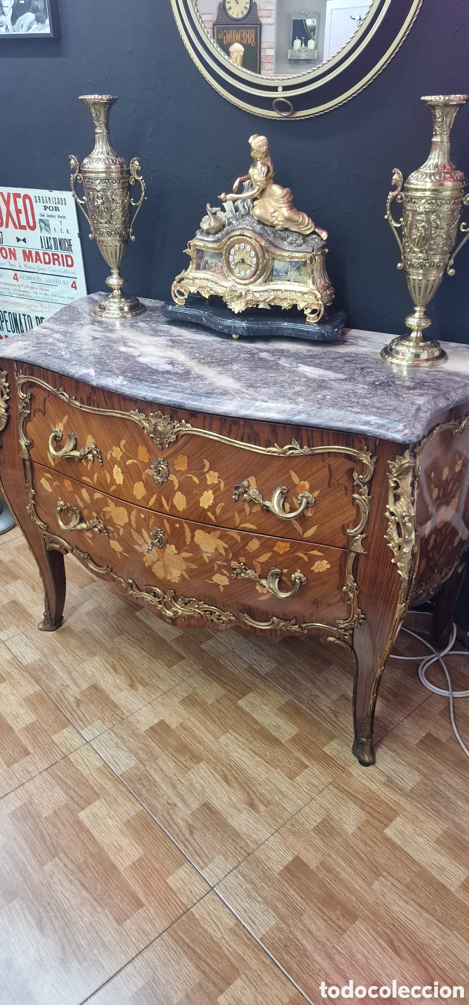 Antig&uuml;edades: C&oacute;moda francesa Luis XV - Foto 5