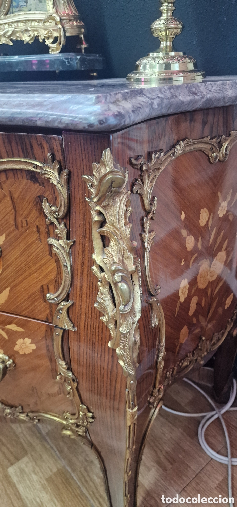 Antig&uuml;edades: C&oacute;moda francesa Luis XV - Foto 6