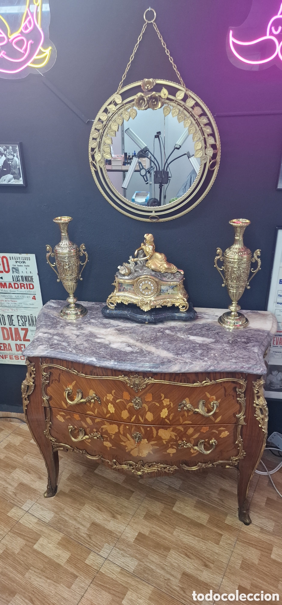 Antig&uuml;edades: C&oacute;moda francesa Luis XV - Foto 7