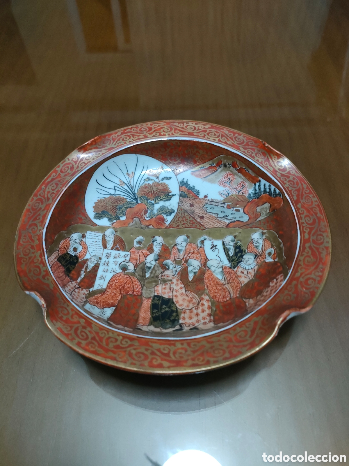 Antig&uuml;edades: Peque&ntilde;o plato kutani sxix - Foto 1
